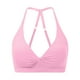 thumbnail image 5 of Sujetador deportivo a prueba de golpes para mujer - Tirantes ajustables, cuello en V, relleno extraíble, nailon/spandex, yoga, running, fitness, tallas S-XL, contorno de pecho 66-75 cm, 5 of 7