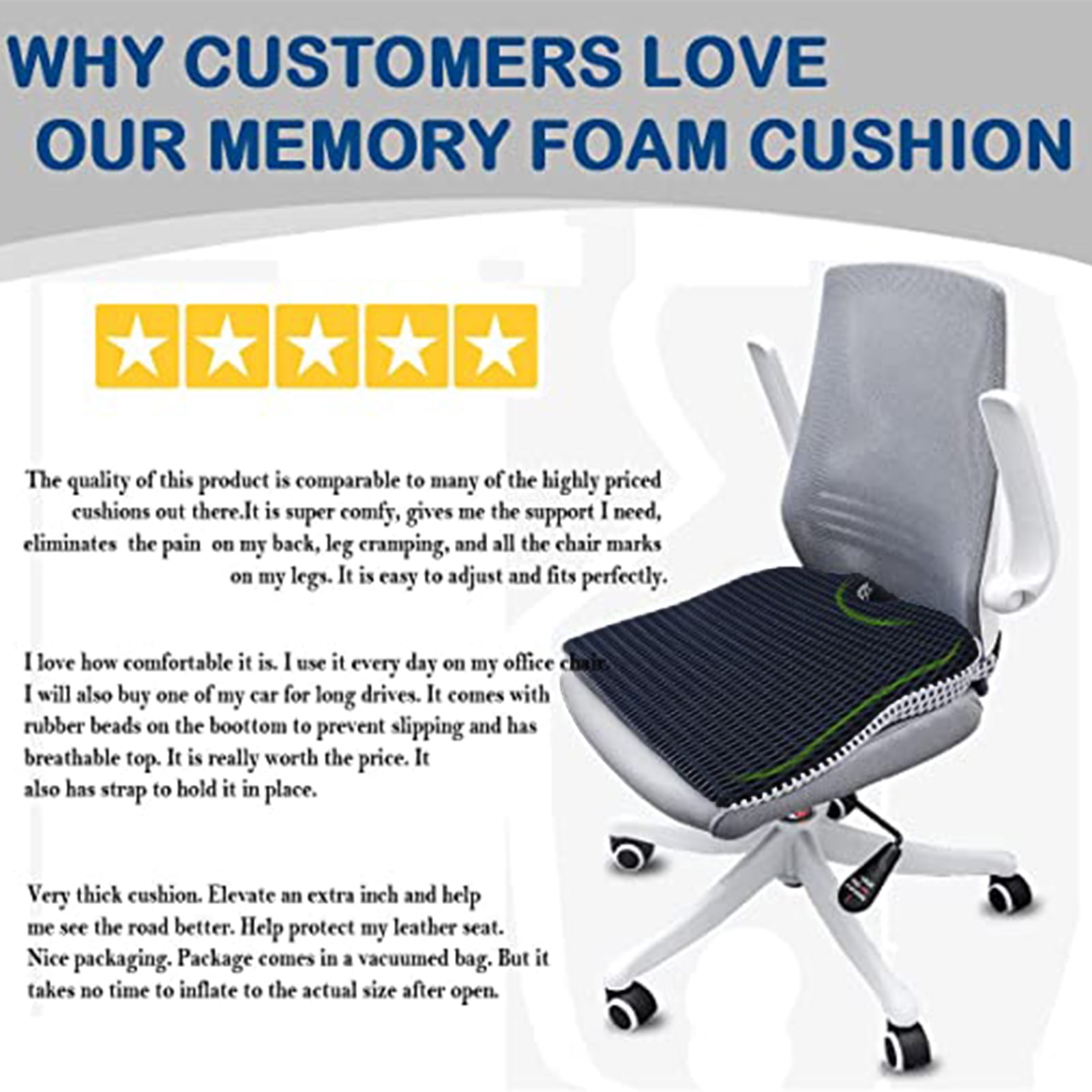 Wedge seat cushion for office chair hotsell