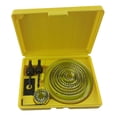 thumbnail image 4 of Juego de de 19-127 mm, herramientas de carpintería de alta resistencia con estuche de almacenamiento, taladro de hoja de Amarillo, 4 of 8