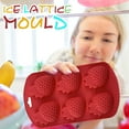 thumbnail image 4 of Vacemry Under $5 3PC Strawberry Mold Trays, Silicone Chocolate Candy Making Supplies, Tropical Theme Treat Molds, Party Baking Tools for Dessert Preparation and DIY Confectionery Creation, 4 of 5