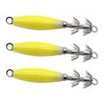 thumbnail image 4 of Anzuelos luminosos de calamar shamjiam 3x cebo de pesca Artificial de agua salada, 4 of 8