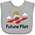 thumbnail image 3 of Inktastic Future Pilot Airplane Boys Baby Bib, 3 of 4