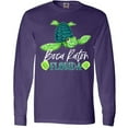 thumbnail image 3 of Inktastic Boca Raton, Florida Happy Sea Turtle Long Sleeve T-Shirt, 3 of 5