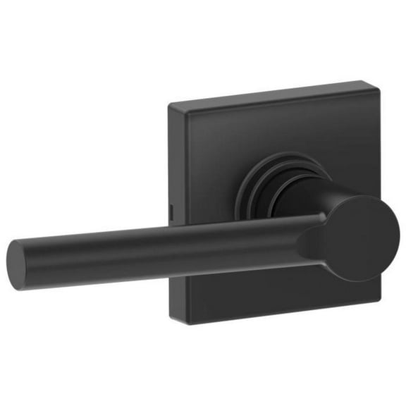 Schlage J10-Brw-Col Broadway Passage Door Lever Set - Black