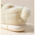thumbnail image 3 of XIMIN Toddler Girls Thick Sole Slippers Cute Kitty Platform Non-slip Soft Fluffy Warm Plush House Shoes Indoor Outdoor Shoes Fluffy Winter Warm Slippers, 3 of 8