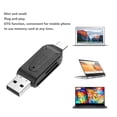 thumbnail image 3 of Lector de tarjetas de memoria de alta velocidad 480Mbps OTG USB2.0 tipo C para tarjeta SD TF 1pc, 3 of 7