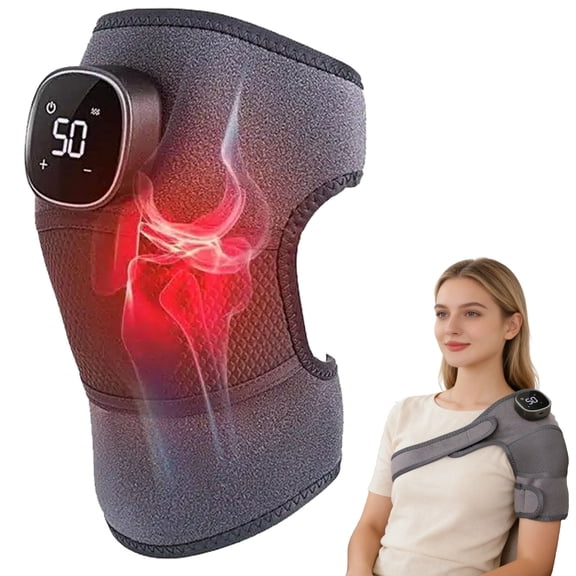Rejuvacare Shoulder Massager - Rejuvacare Triple Method Massager-Heat, Massage & Compression for Pain Relief Deep Tissue,Cordless Shoulder Heating Pad with Massage,Rotator Cuff Heating Pad