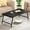 Black, variant on Flycity No Assembly Folding Coffee Table, Leg Latches Portable Sturdy Floor Table Desk for Sitting on The Floor, Low Coffee Table for Living Room, Home, Office, Rustic Brown, 41.34"×21.65"×15.75"