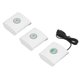 thumbnail image 4 of 2 unidades externas 1 unidad interna Intercomunicador de voz bidireccional de larga distancia Intercomunicador inalámbrico de 433 MHz para seguridad del hogar, color blanco, 4 of 9