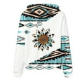 thumbnail image 6 of Frostluinai Womens Hoodies Aztec Cow Westerna Graphic Sweatshirts for Women Drawstring Fleece Lined Pullover Fall Hoodie with Pocket, 6 of 6