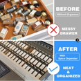 thumbnail image 4 of 8pcs Clear Acrylic Spice Drawer Organizer,Seasoning Jars Drawers Insert,Kitchen Spice Rack Tray for Drawer, 4 of 6