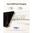 thumbnail image 2 of Cable USB-C Belkin Eco de 2 m, carga rápida de 60 W, color arena, 2 of 9