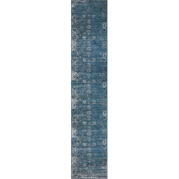 Unique Loom Casino Sofia Distressed Floral Area Rug or Runner