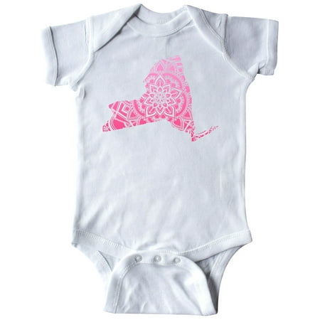 

Inktastic New York Silhouette Mandala Gift Baby Boy or Baby Girl Bodysuit