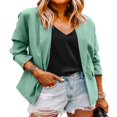 thumbnail image 1 of Womens Suit Coat Jacket Open Front Long Sleeve Work Office Blazer, 1 of 7