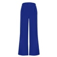 thumbnail image 4 of ATENAR Pants for Women,Dress Pants,Straight Leg Pants Women,Easy Care,Casual,Solid,Comfortable,Blue,XL(US:10), 4 of 9