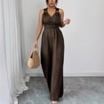 thumbnail image 5 of HBGVBA Women's Casual Maxi Dress,Cami Sleeveless Dresses,V-Neck Solid Color Jumpsuit Loose Lightweight Dress, 5 of 5