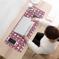 thumbnail image 3 of Long Mouse Pads for Desk,Red Christmas Deer and Tree Pattern Desk Mats on Top Of Desks, Desk Mouse Pad Extra Large with 3mm Non-Slip Base and Stitched Edge for Gaming,Office,Work,Home 31.5x11.8in, 3 of 5