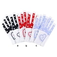 thumbnail image 4 of Eigraketly Guante de golf para mujer Microfibra en forma de corazón Antideslizante Cómodo Ajustable Accesorios de golf resistentes al desgaste Red-19 Golf Rojo-21 Eigraketly OD019678-09, 4 of 6