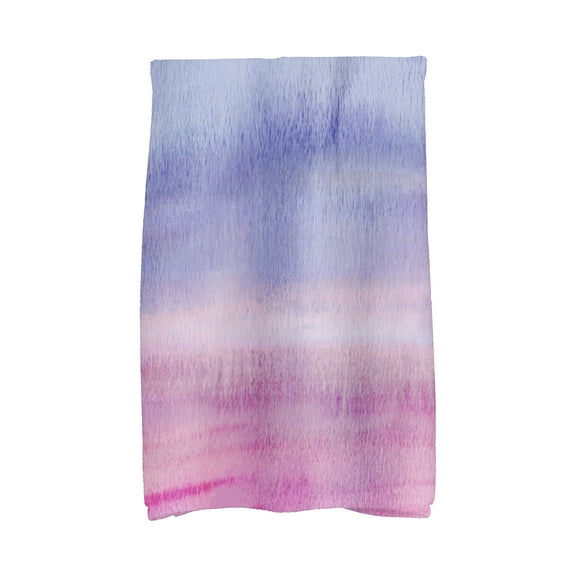Painted Sunset 18" x 30" Inch Multi Stripe Print Hand Towel