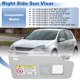 thumbnail image 2 of Parasol Lado Derecho Único Bargains para Volkswagen Golf MK7 2013-2017, Ensamblaje de parasol con espejo para Volkswagen E-Golf 2019-2020, Reemplazo No.5GG857552 Gris, 2 of 7
