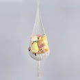 thumbnail image 5 of Yesbay Stuffed Animal Net with Hook Cotton Rope Hand Woven Light String Luminous Decoration Strong Plush Toy Wall And Ceiling Hanging Mesh Home Organizer, 5 of 7