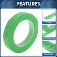 thumbnail image 4 of Cinta de enmascarar Unique Bargains, cinta para pintar autos de bricolaje 1Pc verde 0.8 pulgadas x 32.8 yardas, 4 of 6