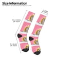 thumbnail image 2 of Naloa A Funny Cat Thigh High Socks Extra Long Stretchy Sock Women Over Knee High Opaque Stocking Daily Wear, 2 of 6