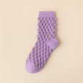 thumbnail image 3 of LMTODLFG Ankle Socks Women Womens Socks Candy Colors Socks Colorful Lightweight Cotton Socks Athletic Socks Purple, 3 of 3