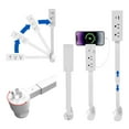thumbnail image 1 of Extensor de enchufe eléctrico Nyrvexa con USB-A, USB-C y 2 enchufes AC, 1 of 8