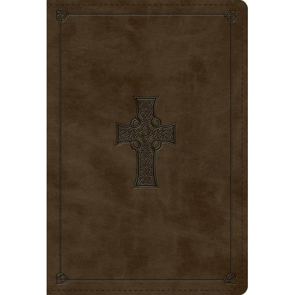 ESV Student Study Bible (Trutone, Olive, Celtic Cross Design) (Hardcover)