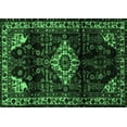 thumbnail image 1 of Ahgly Company Indoor Rectangle Persian Emerald Green Traditional Area Rugs, 5' x 7', 1 of 4