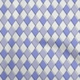 thumbnail image 1 of oneOone Georgette Viscose Medium Purple Fabric Argyle Sewing Craft Projects Fabric Prints By Yard 42 Inch Wide, 1 of 4