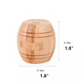 thumbnail image 2 of Handmade Wooden 3D Puzzle for Adults Brain Teaser with Hidden Passage Unique Design, 2 of 4
