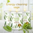 thumbnail image 3 of Magnificent 101 Earthy Sage Leaf Set of 3 Candles, 3 of 7