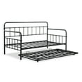 thumbnail image 4 of Furniture of America Choste Metal 2-Piece Twin Daybed with Trundle Set up to 200 lbs, Black, 4 of 5