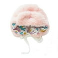 thumbnail image 2 of SPRING PARK Winter Dog Hat Polyester Hat Dog Headdress Floral Pattern Lining Warm Dog Hat, 2 of 8