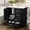 Black, variant on 30" Bathroom Vanity , Modern Bathroom Cabinet with Sink Combo Set, Bathroom Storage Cabinet with a Soft Closing Door and 3 Drawers, Solid Wood Frame,Blue
