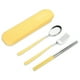thumbnail image 1 of Cateissary Juegos de vajilla 304 Cubiertos de acero inoxidable Utensilios de cocina reutilizables Accesorios de viaje Cocina Restaurante Reuniones Type1 NO1 Cateissary HA012732-01, 1 of 6
