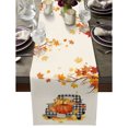 thumbnail image 3 of xiaxaixu Nappe, Feuille d'Érable Citrouille Impression Table Couvercle Outils Décoratifs, 3 of 7
