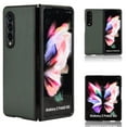 thumbnail image 1 of Case for Samsung Galaxy Z Fold 3, Carbon Fiber Leather Soft TPU Shockproof Drop Resistant Anti-Scratches Slim Folding Cover for Samsung Galaxy Z Fold 3,Green, 1 of 6