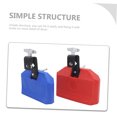 thumbnail image 3 of Toddmomy 1Set Plastic Cowbell for Drum Lightweight Portable Red Percussion Instrument, 3 of 8