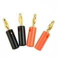 thumbnail image 6 of High Quality 4Mm Banana Plug Male Connector Gold Audio Speaker Wire Cables 4Pcs, 6 of 8
