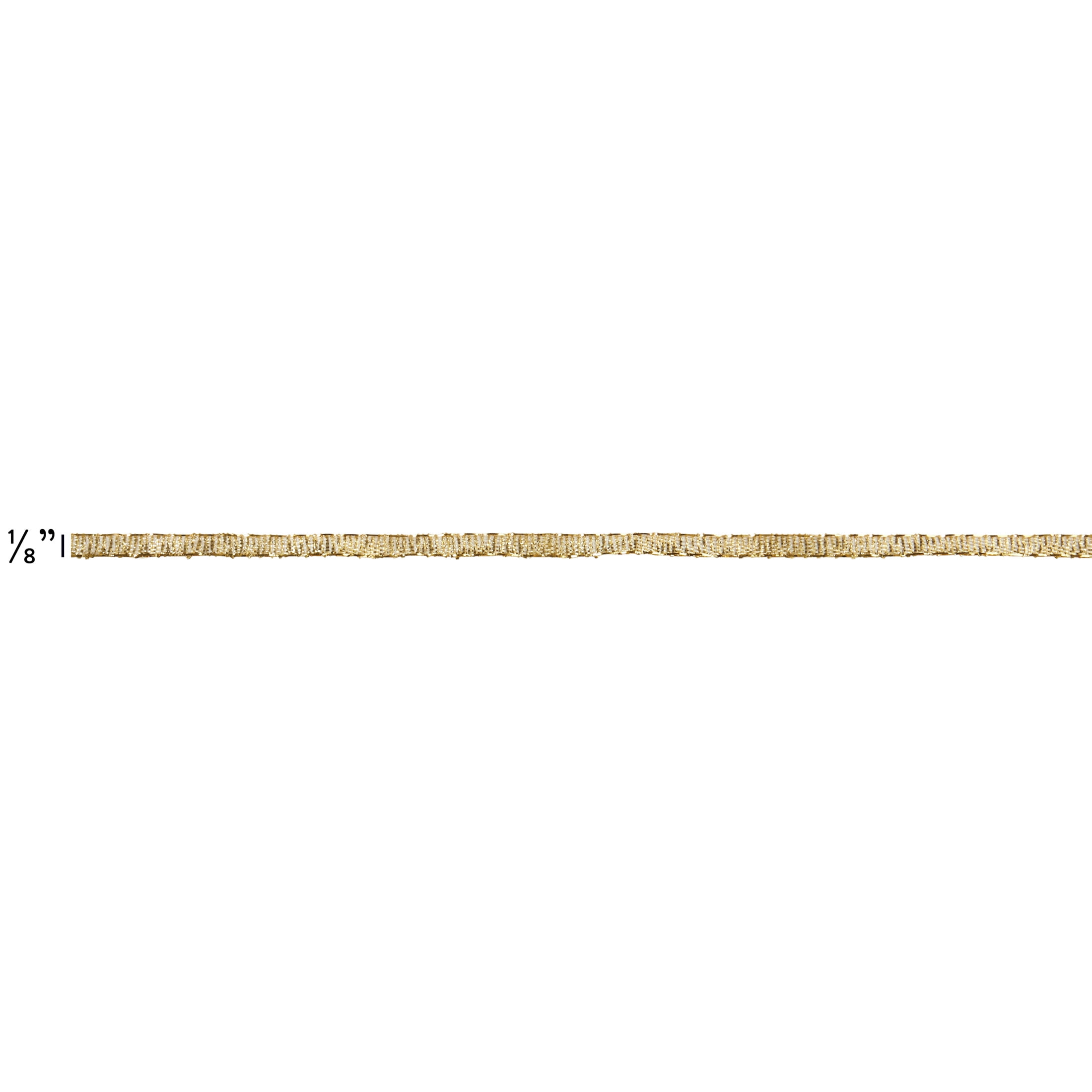 Hello Hobby Gold Galena Ribbon, 1/8 in x 5 yd