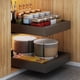 thumbnail image 3 of Cajón de cocina tipo cajón Cajón tipo cajón Armario de doble capa Partición interior Cuenco y cesta para condimentos Estante de almacenamiento multifunción, 3 of 3