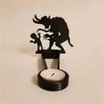 thumbnail image 5 of Funny Shadow Candle Holders,Halloween Home Decor Centerpiece Candleholder Tabletop Decorative Stands-D, 5 of 10