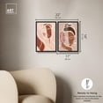 thumbnail image 5 of Abstracted Serenity Canvas Print Modern Abstract Art Set by Art Remedy, Black Frame, 10 x 15, 5 of 6