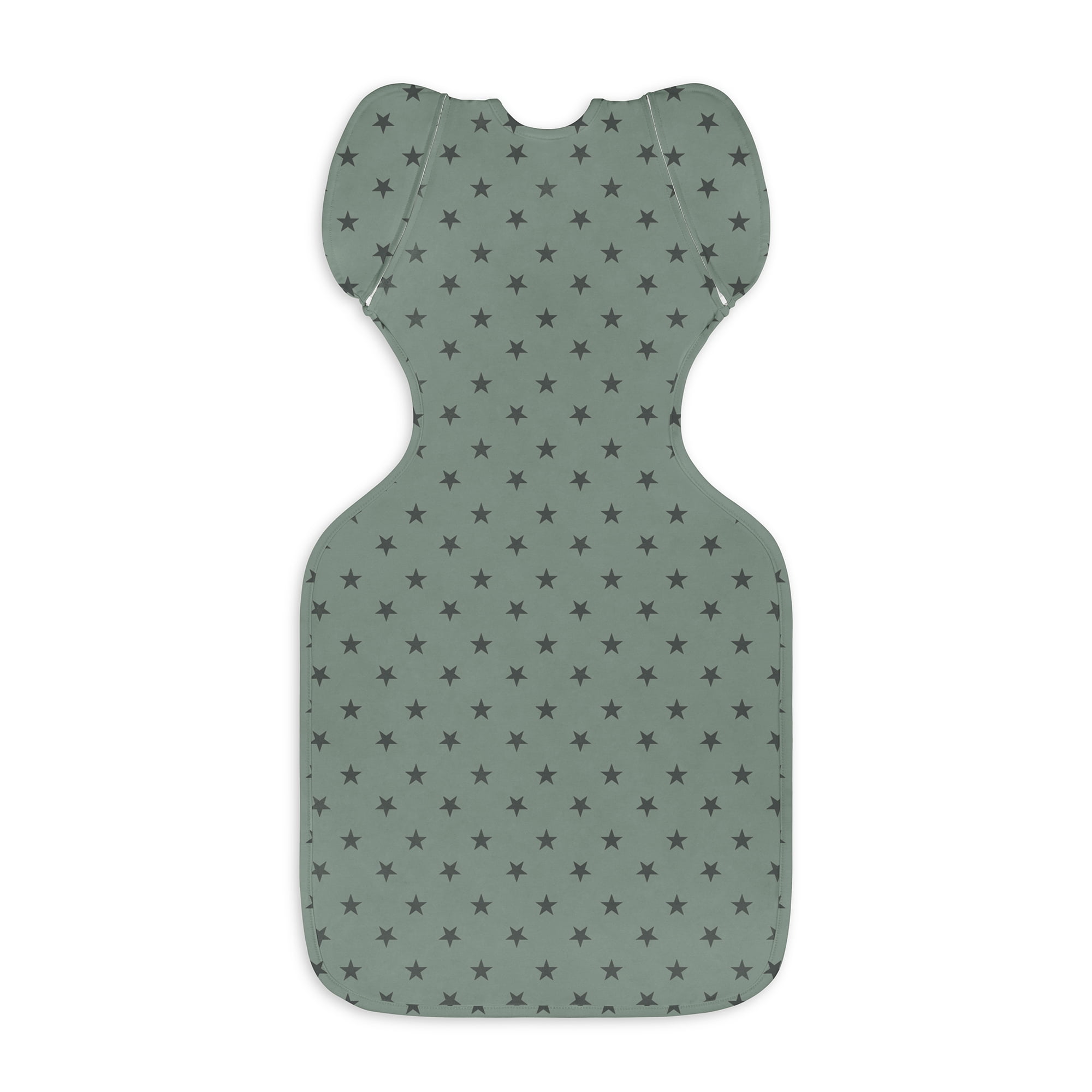 Love To Dream Swaddle Up Transition Bag, 4-way Stretch, Cotton Blend, 1.0 TOG, Deep Olive Stars, Medium