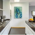 thumbnail image 5 of Epic Art 'Blue' by Jeanette Vertentes, Acrylic Glass Wall Art, 24"x36", 5 of 9