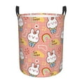 thumbnail image 2 of Goofa Rabbit So Cute Printed Circular Hamper,Laundry Basket with Handles,Storage Baskets Foldable,Large Capacity Laundry Hamper-, 2 of 8